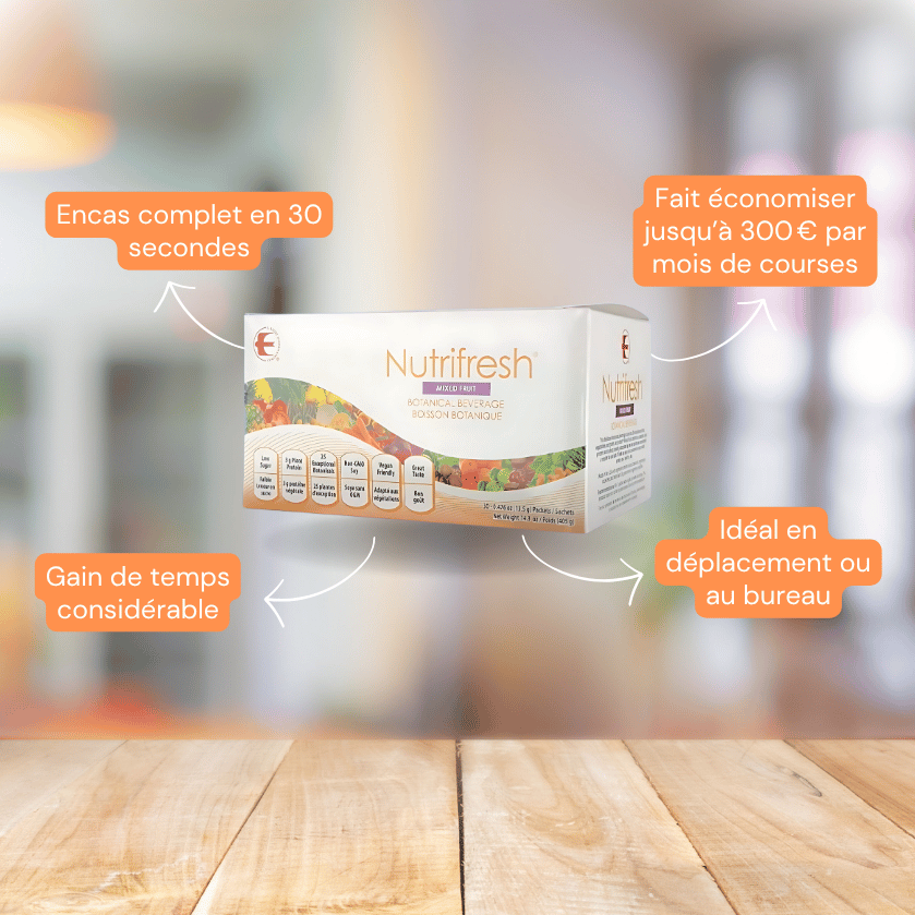 Nutrifresh® – Smoothie Lyophilisé Multifruits | Encas Équilibré en 30 Secondes