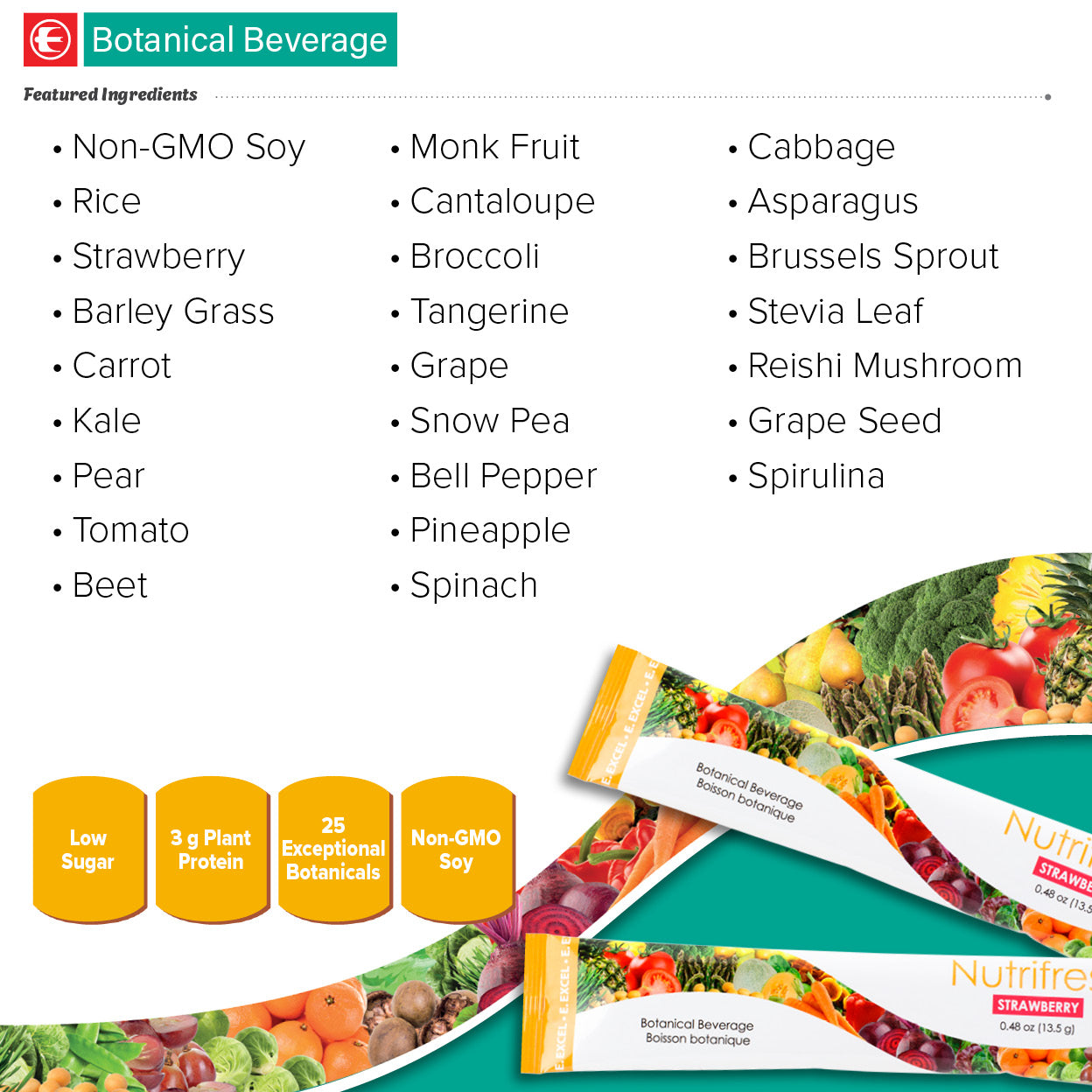 Nutrifresh à la Fraise – Smoothie Lyophilisé aux 25 Super-Aliments